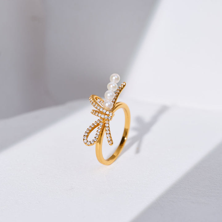 민물 진주 반지 WR00406 | RIBBON