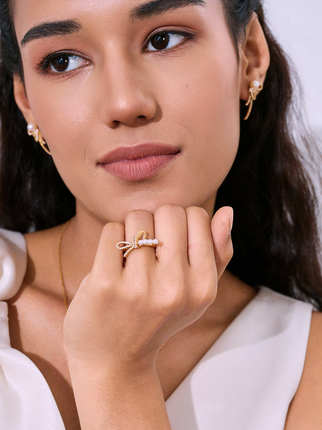 Bague en perle d&