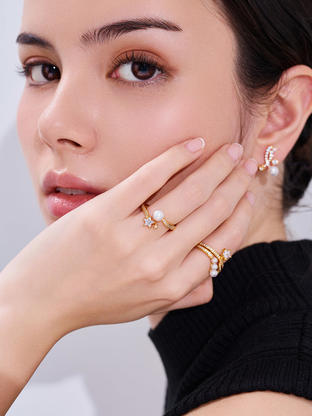 顶级淡水珍珠戒指 WR00408 | STARRY