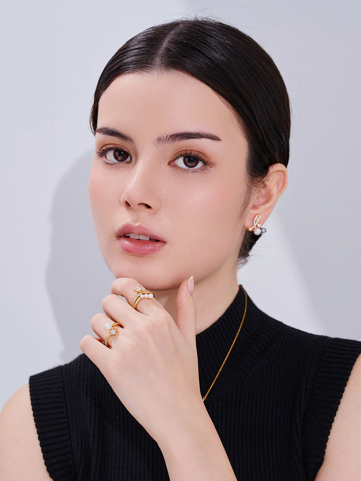 顶级淡水珍珠戒指 WR00408 | STARRY