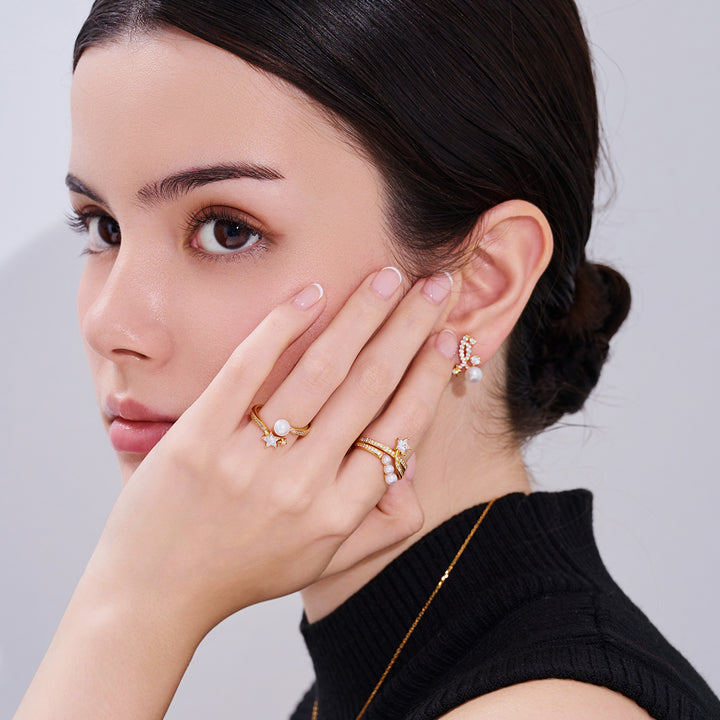 Cincin Mutiara Air Tawar Gred Atas WR00408 | STARRY