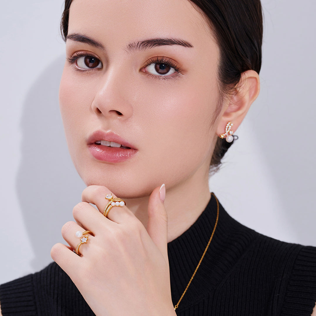 Cincin Mutiara Air Tawar Gred Atas WR00408 | STARRY