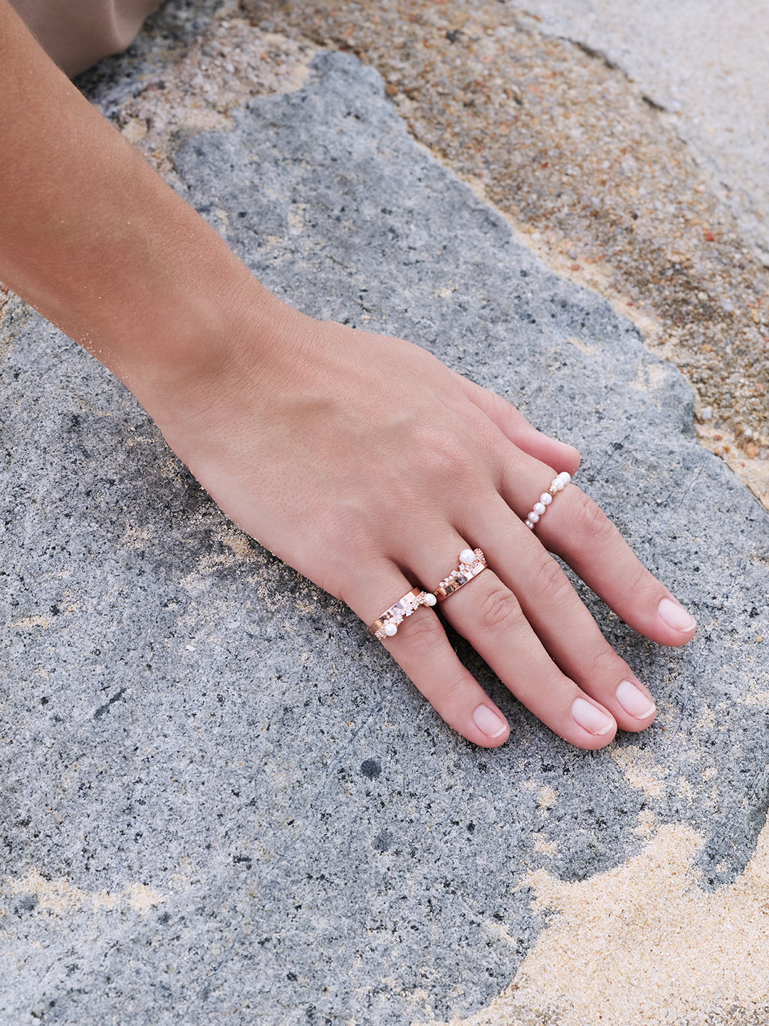 Top Grade Freshwater Pearl Ring WR00410 | SANDS