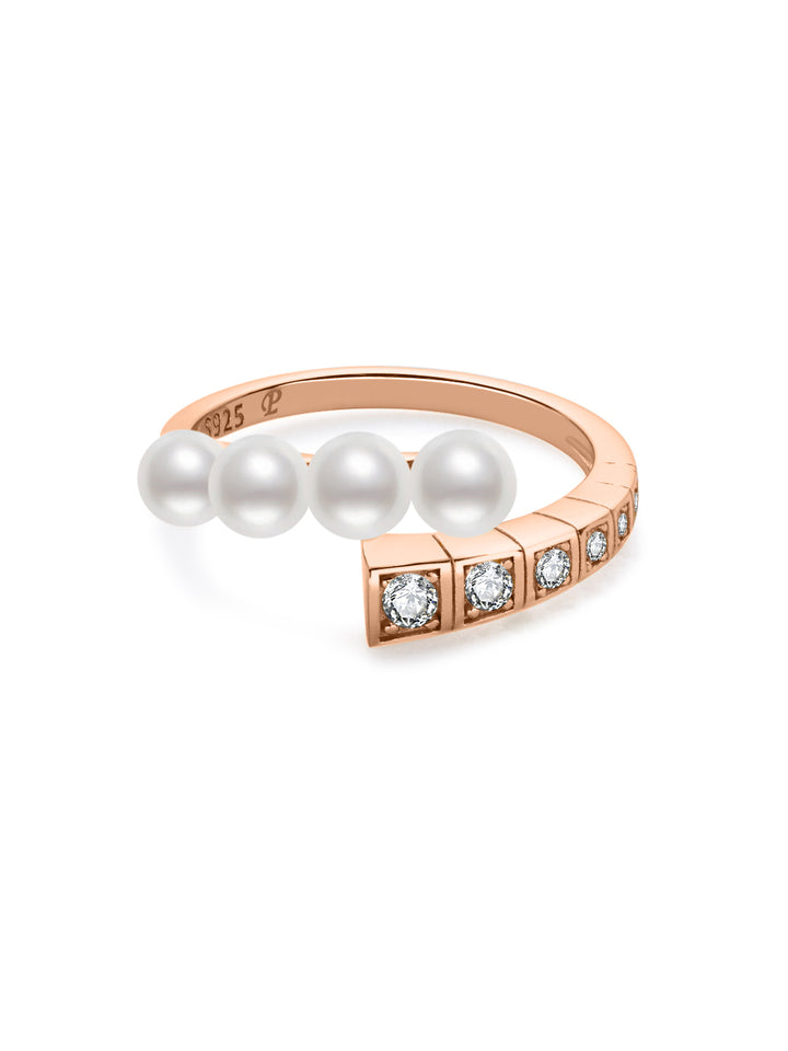 Top Grade Freshwater Pearl Ring WR00411 | WATERFALL