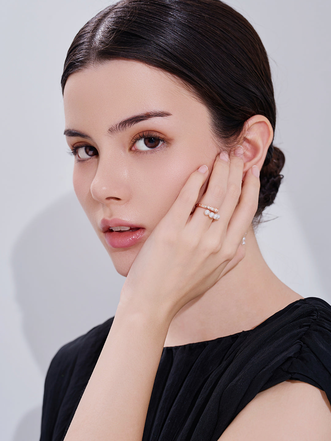 Top Grade Freshwater Pearl Ring WR00411 | WATERFALL