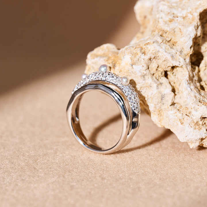 Top Grade Freshwater Pearl Ring WR00414 | SANDS