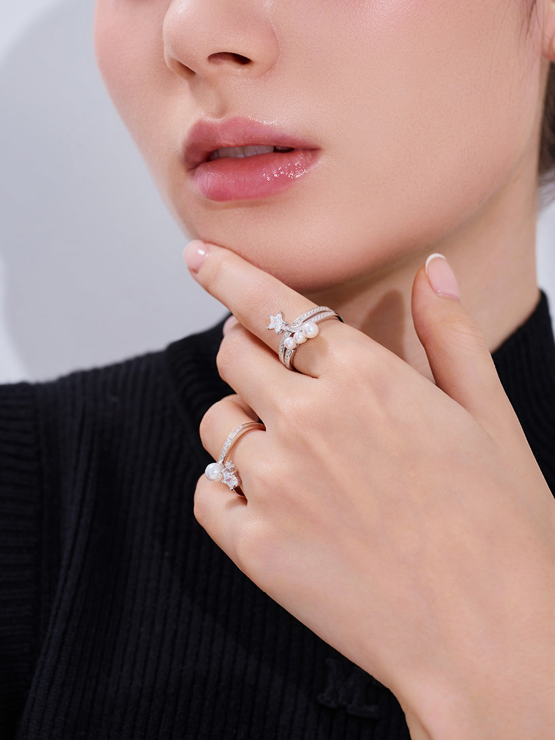 Top Grade Freshwater Pearl Ring WR00422 | STARRY