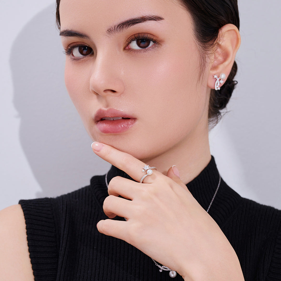 Cincin Mutiara Air Tawar Gred Atas WR00415 | STARRY