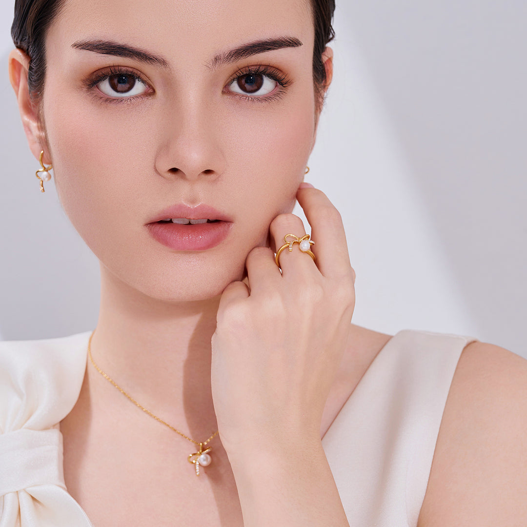 最高級淡水パールリング WR00417 | RIBBON