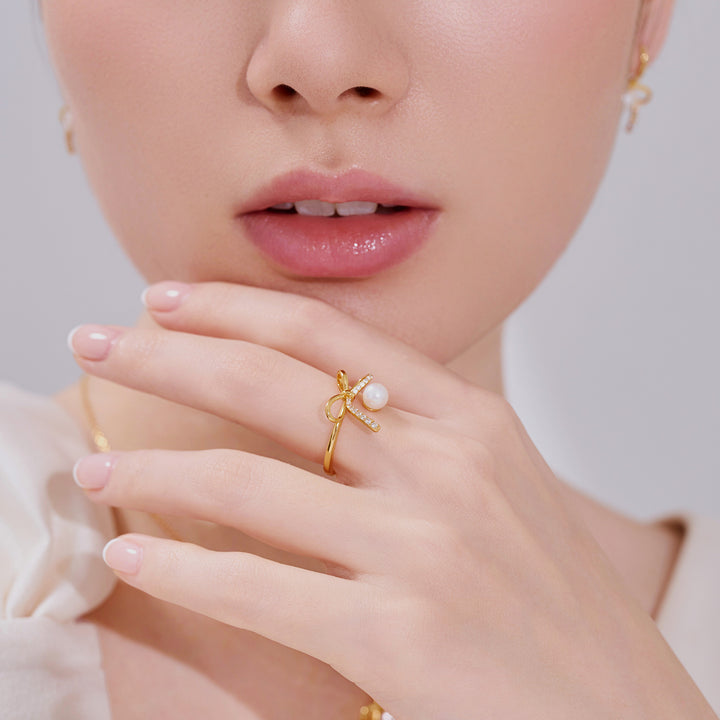 最高級淡水パールリング WR00417 | RIBBON