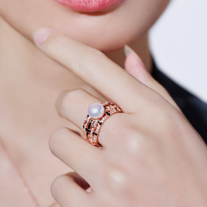 Top Grade Freshwater Pearl Ring WR00419 | TWEED