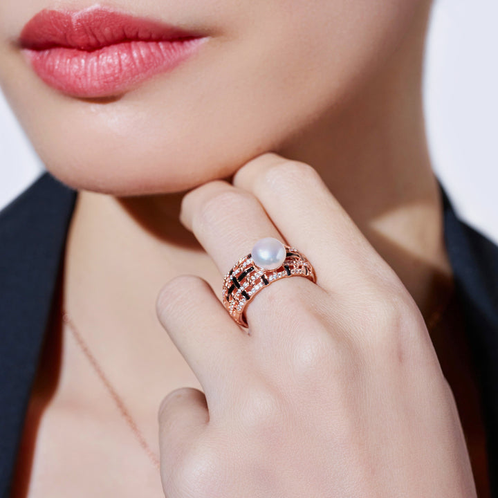 Top Grade Freshwater Pearl Ring WR00419 | TWEED