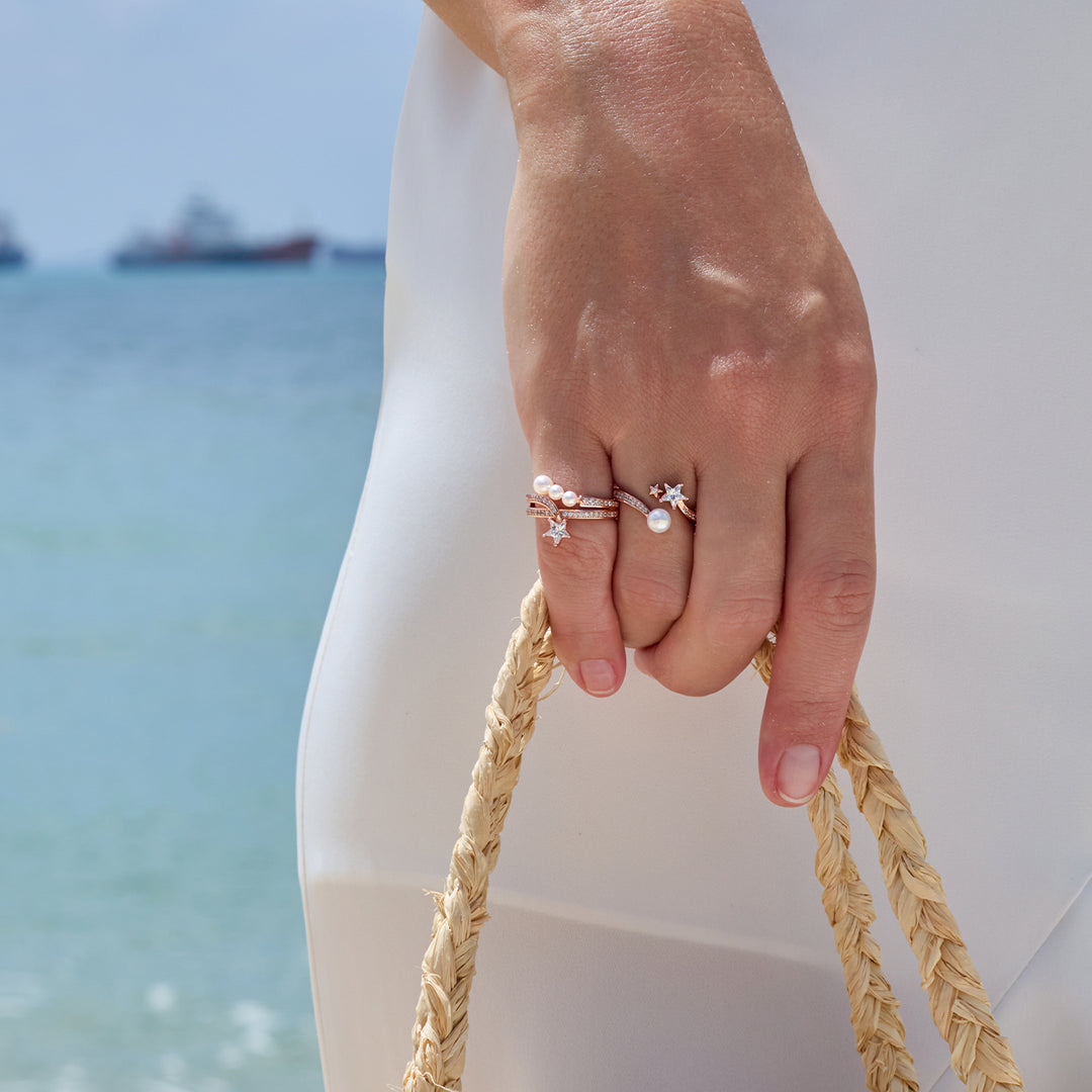 خاتم لؤلؤ مائي عذب عالي الجودة WR00425 | ستاري