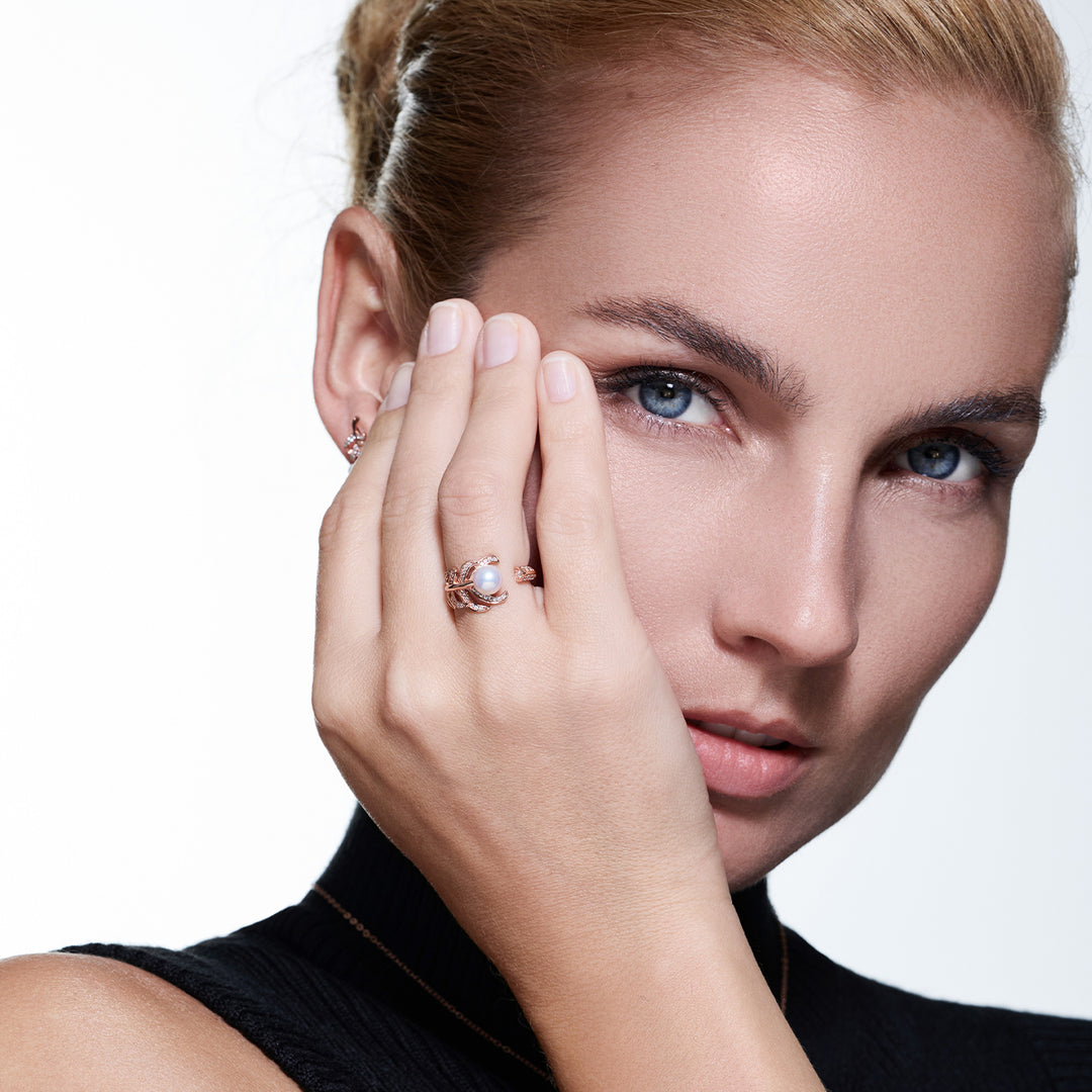 Cincin Mutiara Air Tawar Gred Atas WR00426 | BULU