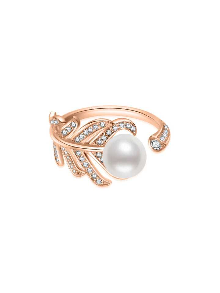 Top Grade Freshwater Pearl Ring WR00426 | FEATHER
