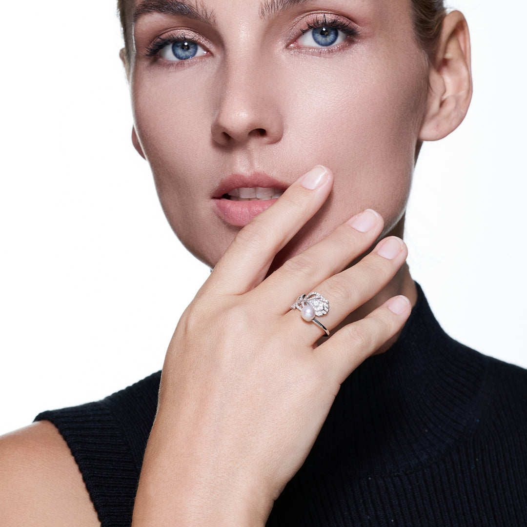 Cincin Mutiara Air Tawar Gred Atas WR00428 | BULU