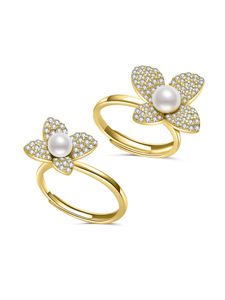 Cincin Duo Mutiara Air Tawar Gred Atas WR00431 | BLOOM