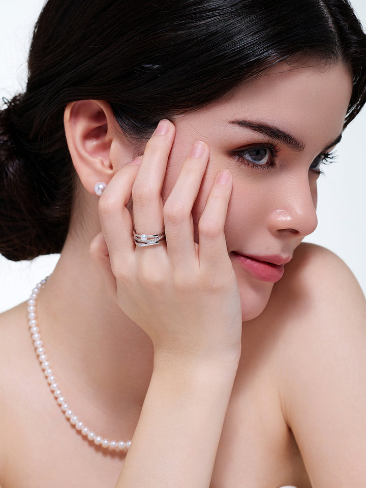 Top Grade Freshwater Pearl Ring WR00437 | MARINA BAY