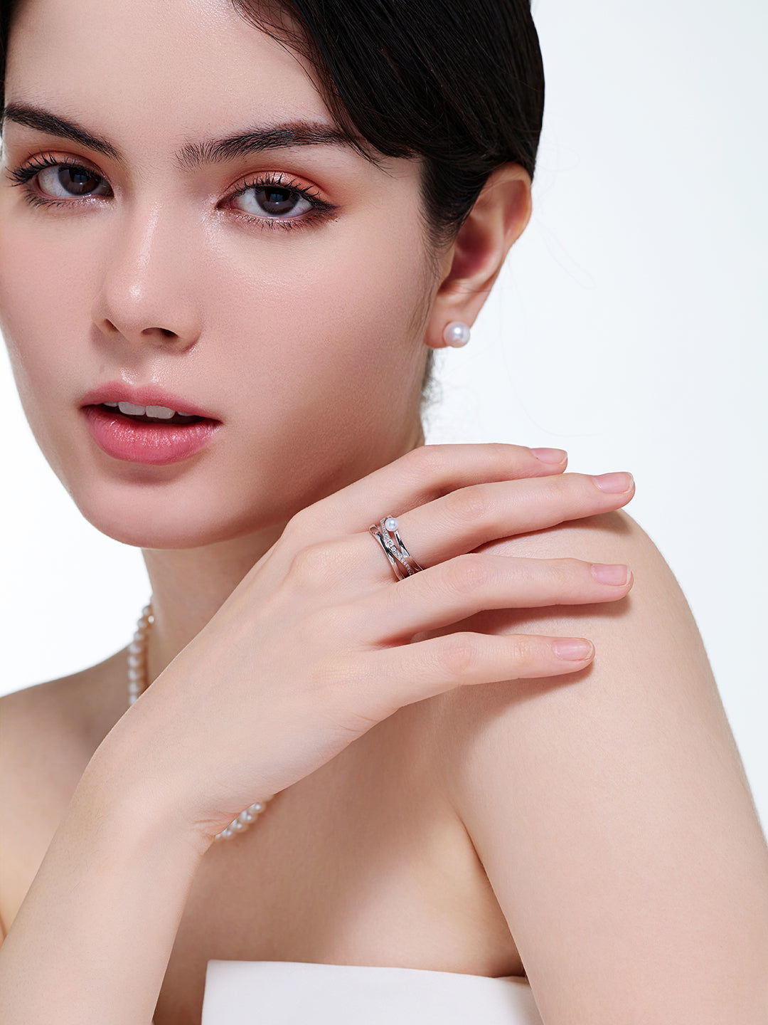 Top Grade Freshwater Pearl Ring WR00437 | MARINA BAY