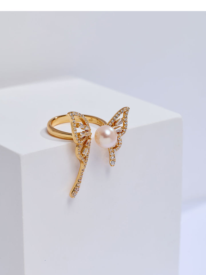 Bague en perle d&