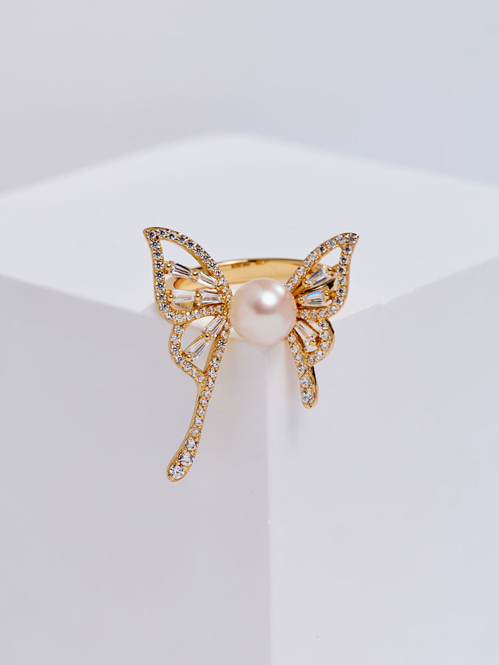 Bague en perle d&