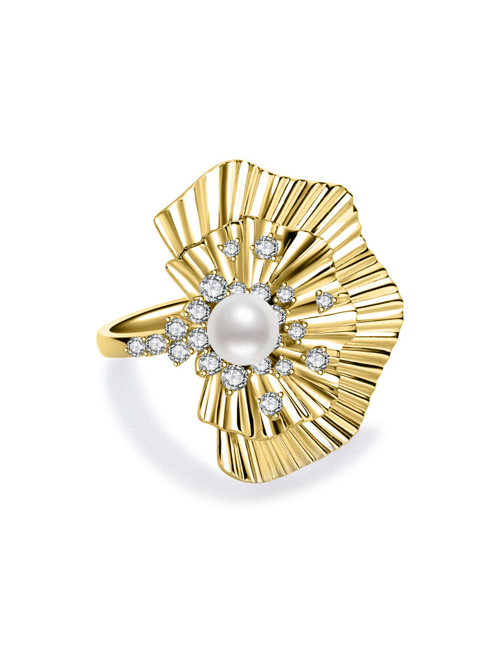Anillo de Perla de Agua Dulce de Primera Calidad WR00454 | LADY BOSS