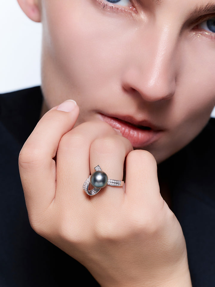 Bague en perle d&