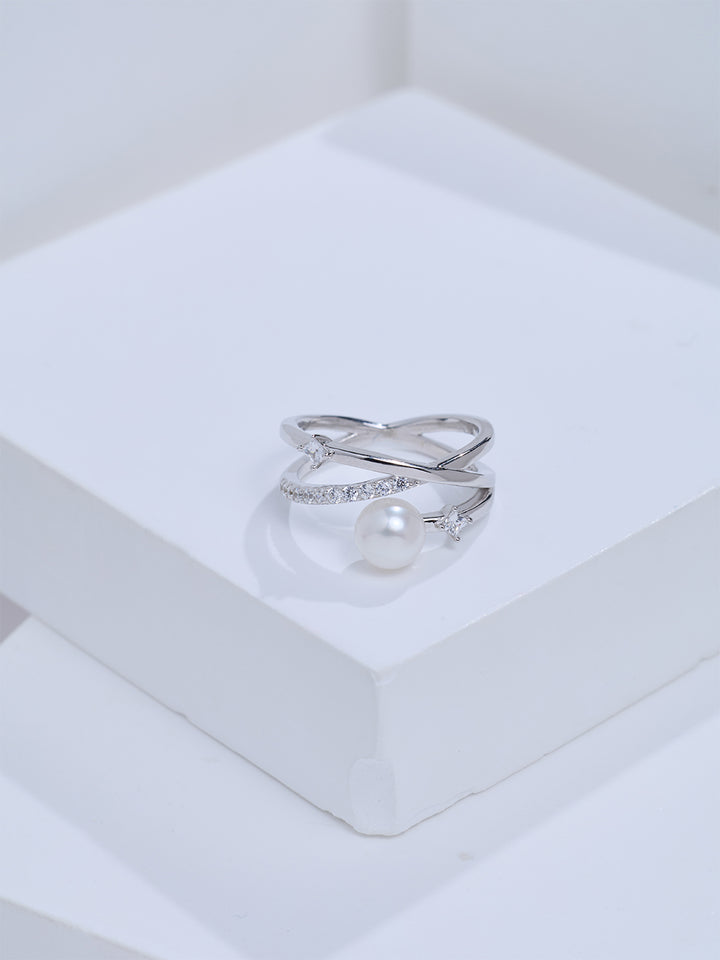 Top Grade Freshwater Pearl Ring WR00467 | STARRY
