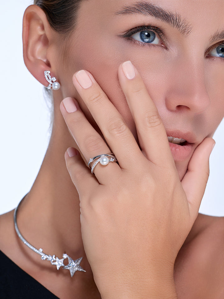 Anello con Perla d&