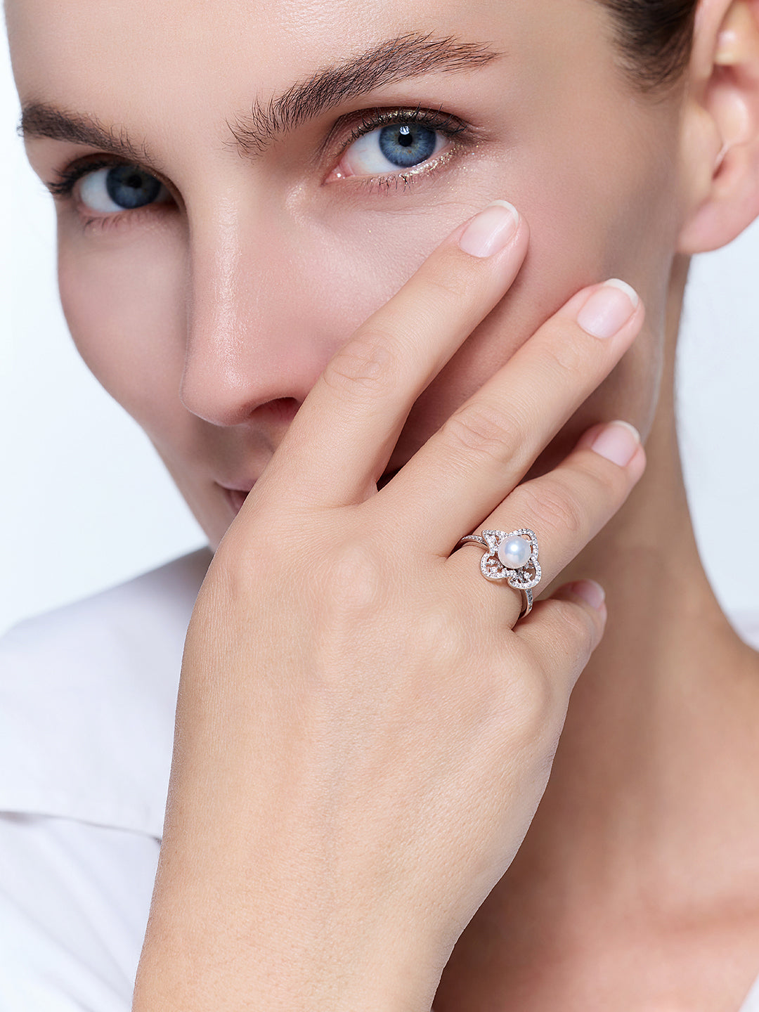 Top Grade Freshwater Pearl Ring  WR00468 | PERANAKAN