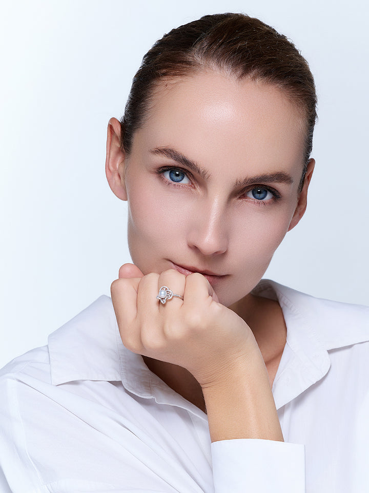 Top Grade Freshwater Pearl Ring  WR00468 | PERANAKAN