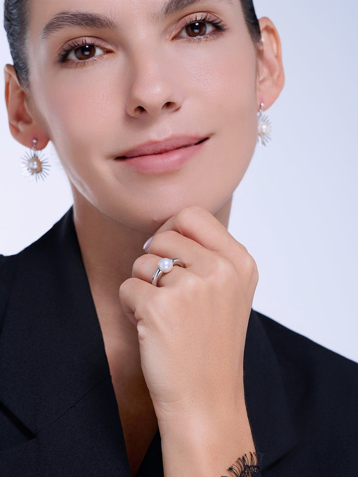 Top Grade Freshwater Pearl Ring WR00473