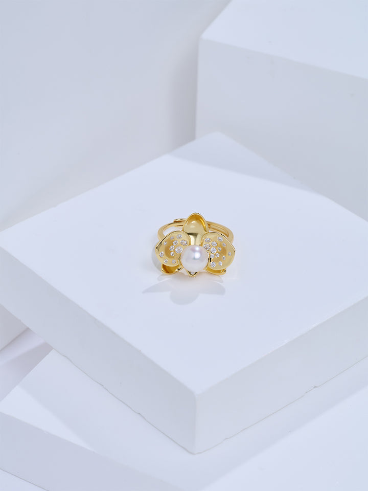 Top Grade Freshwater Pearl Rings WR00475 | ORCHID