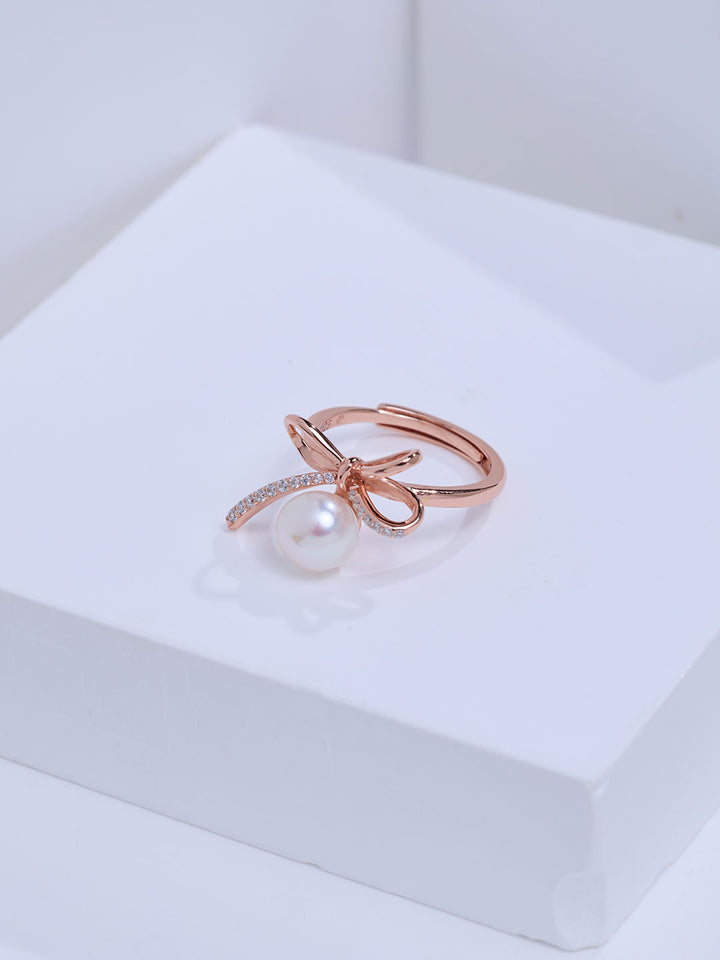 Top Grade Freshwater Pearl Ring WR00477 | RIBBON