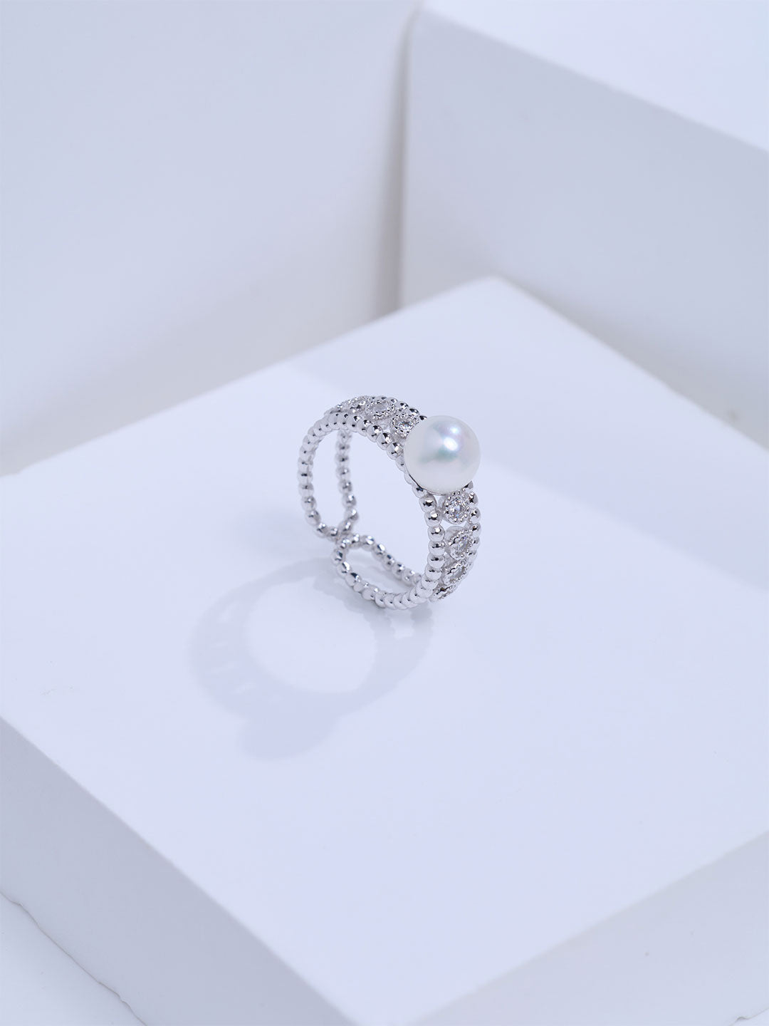 Top Grade Freshwater Pearl Ring WR00478 | BUBBLE
