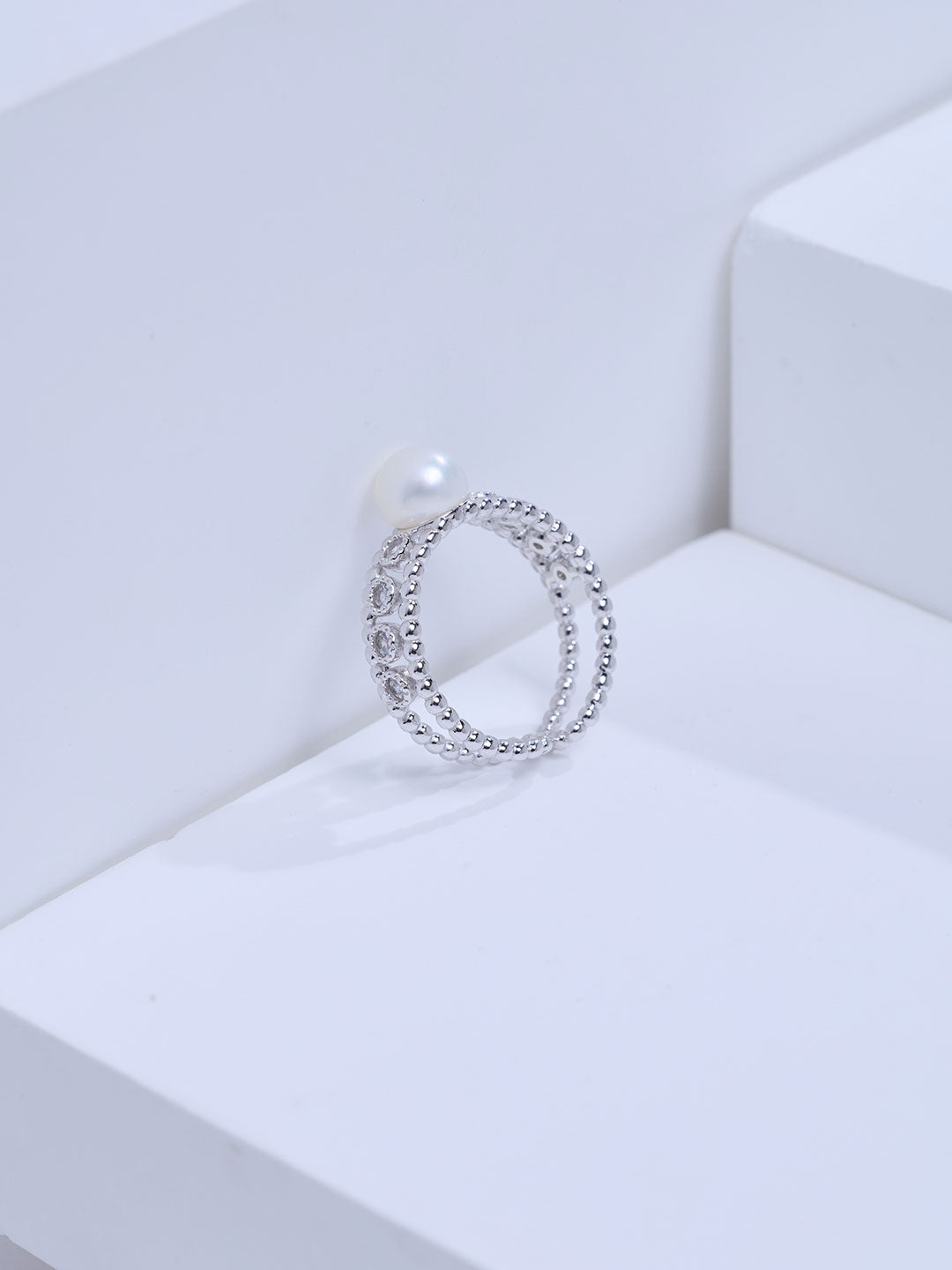 Top Grade Freshwater Pearl Ring WR00478 | BUBBLE
