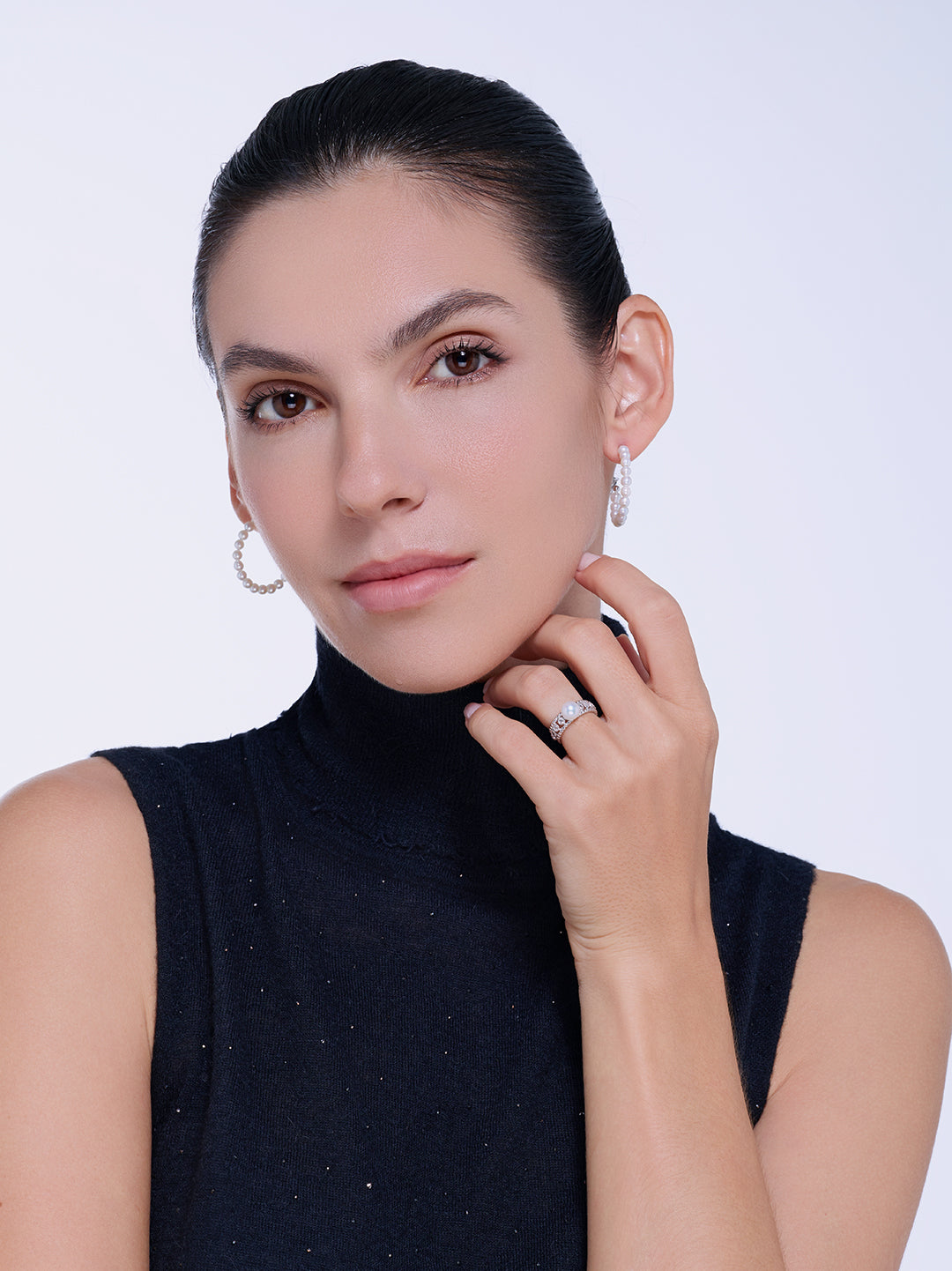 Anello con perla d’acqua dolce di alta qualità WR00478 | BOLLA