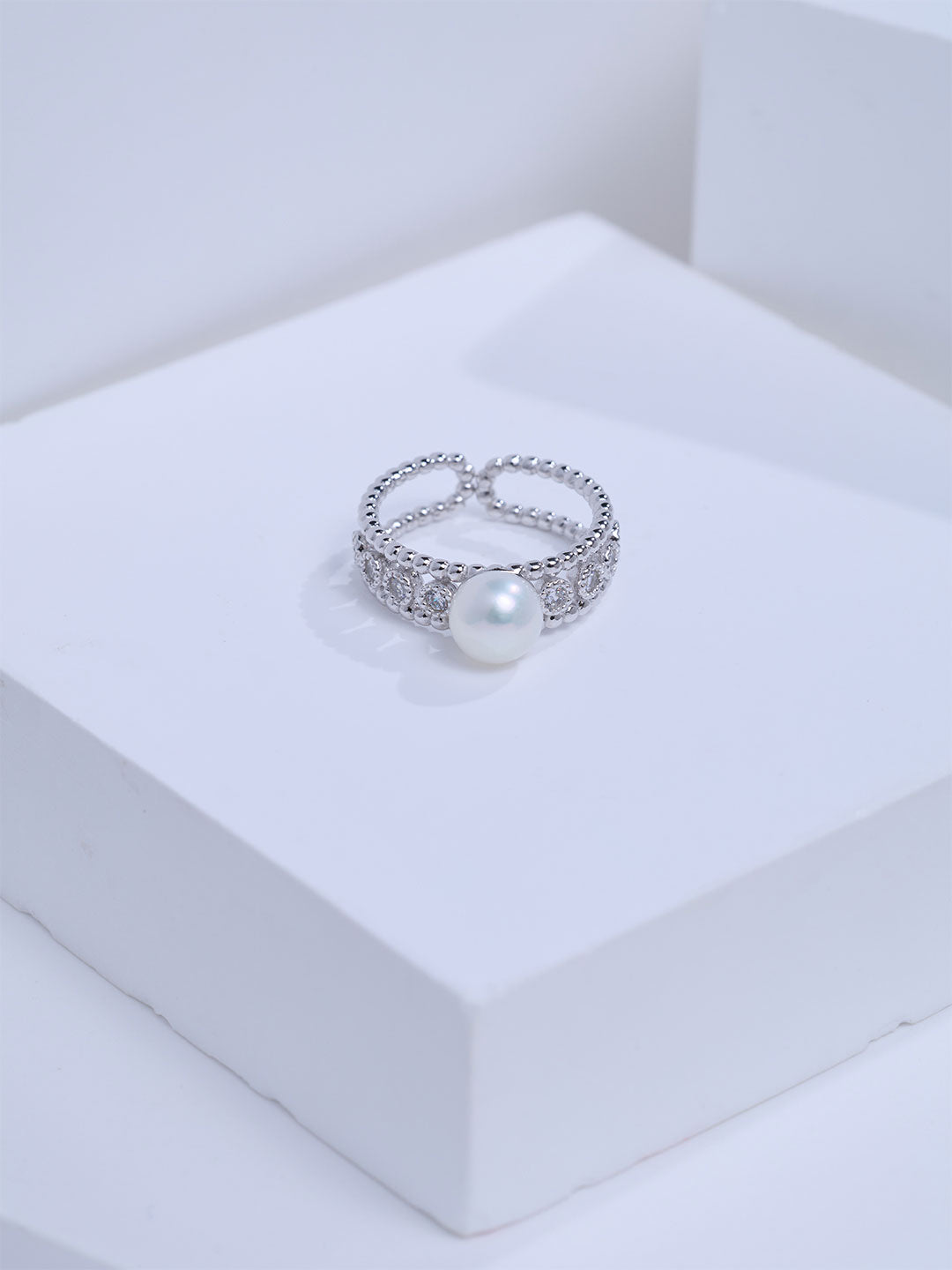 Top Grade Freshwater Pearl Ring WR00478 | BUBBLE