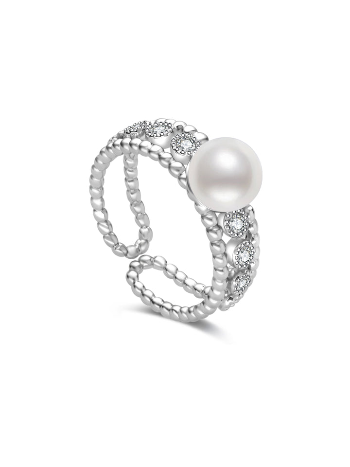 Anello con perla d’acqua dolce di alta qualità WR00478 | BOLLA