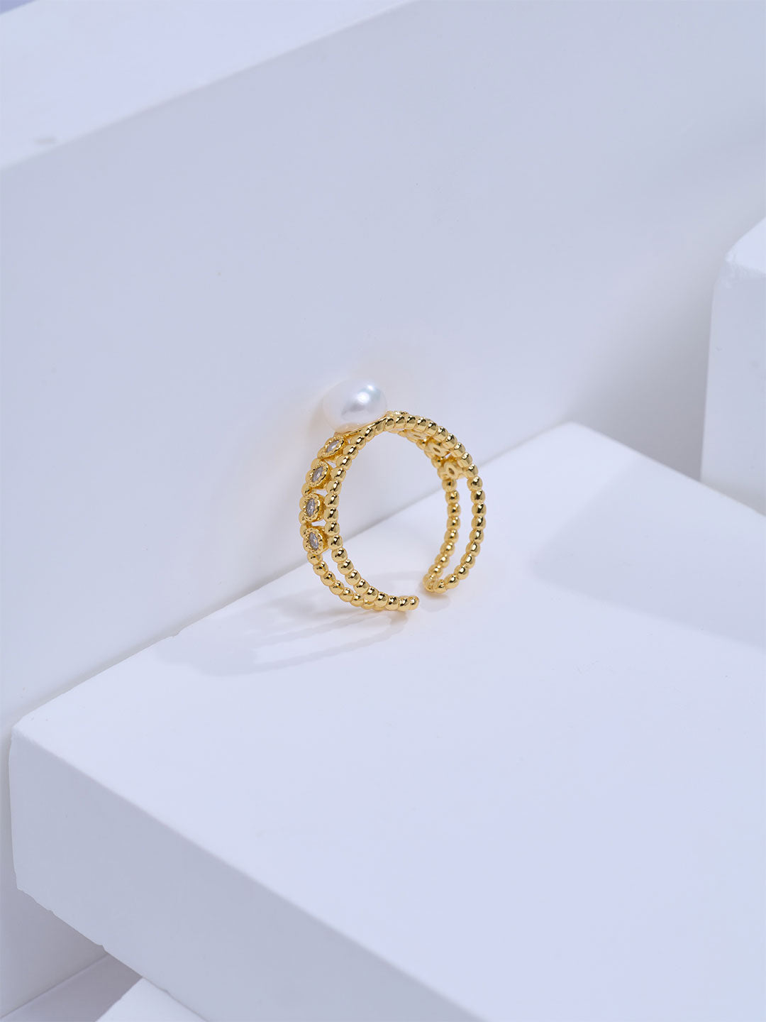 Top Grade Freshwater Pearl Ring WR00479 | BUBBLE