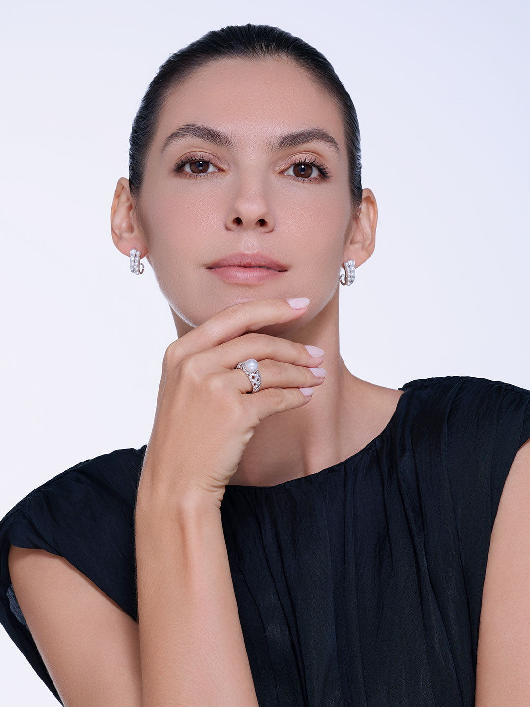 Top Grade Freshwater Pearl Ring WR00482| WATERFALL
