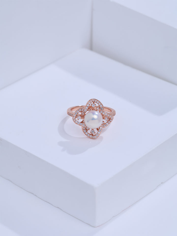 Top Grade Freshwater Pearl Ring  WR00489 | PERANAKAN