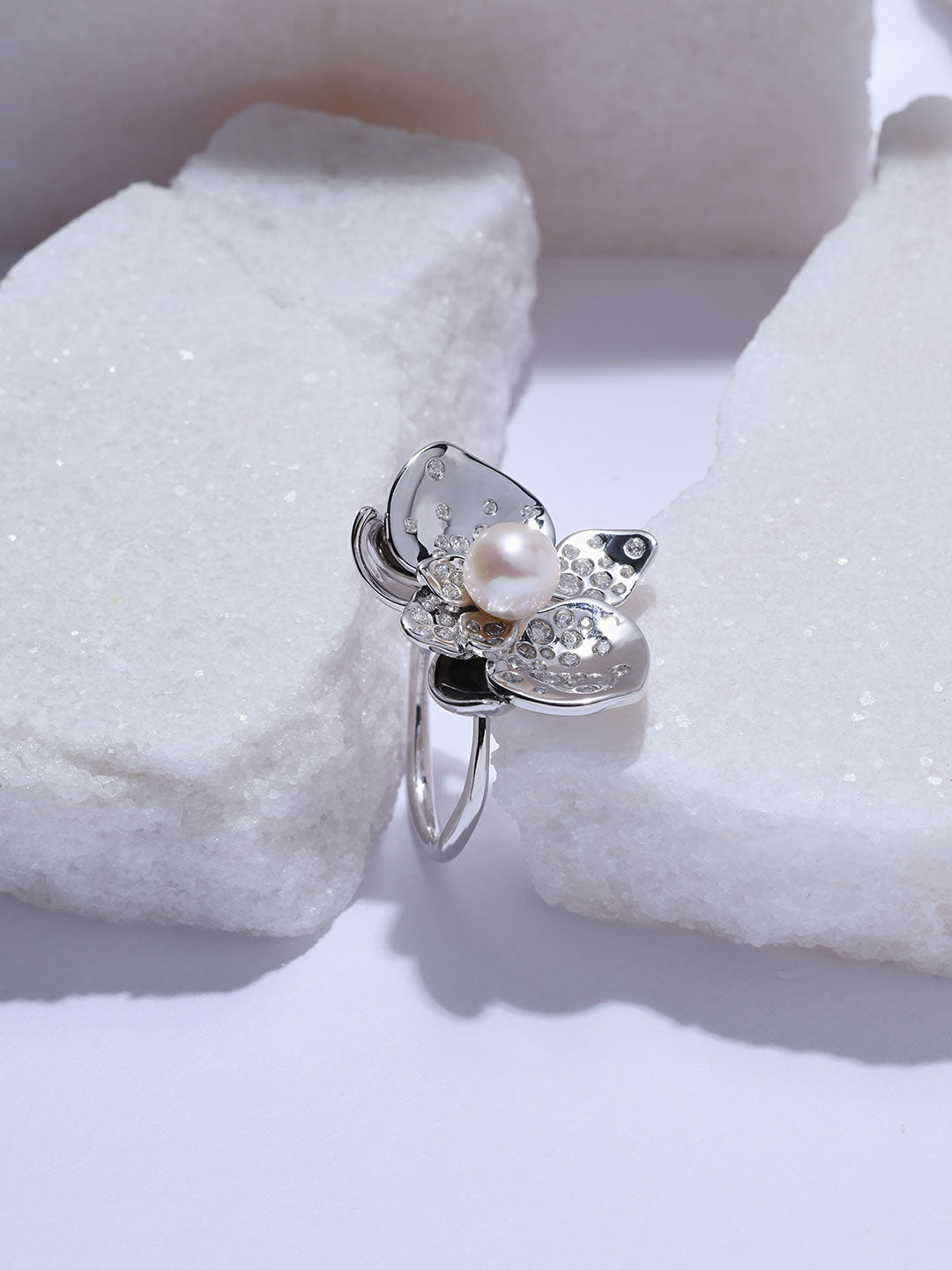 Top Grade Freshwater Pearl Rings WR00495| ORCHID
