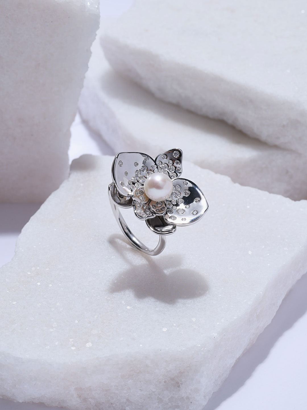 Top Grade Freshwater Pearl Rings WR00495| ORCHID