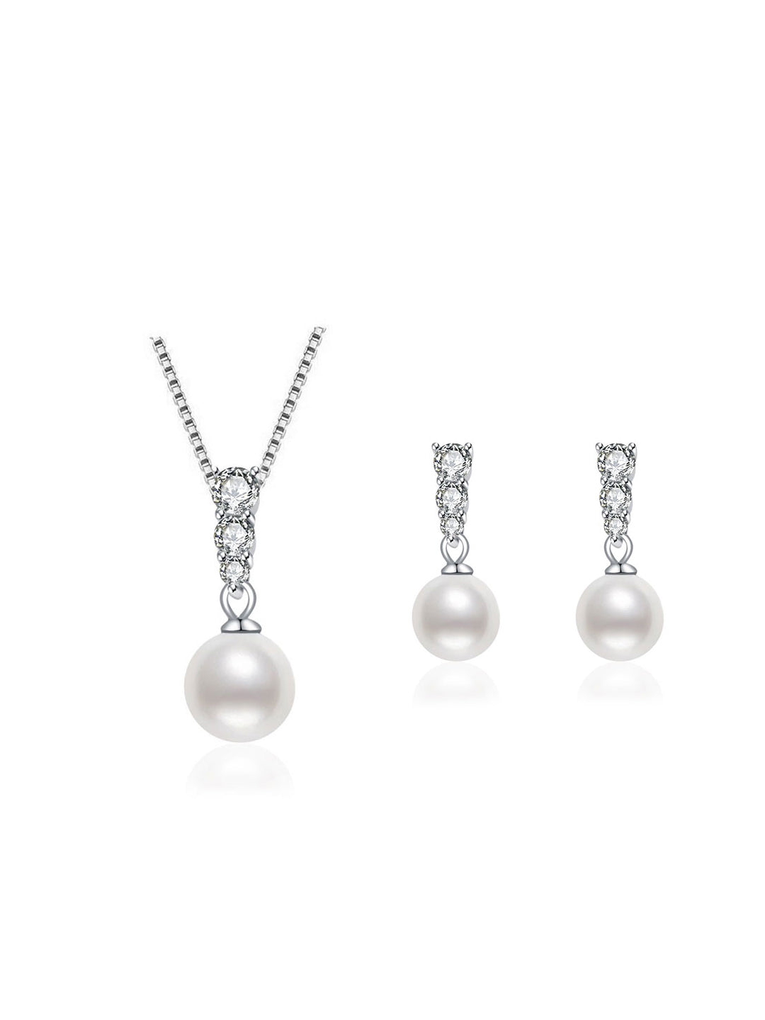 エレガントな淡水パールセット WS00011