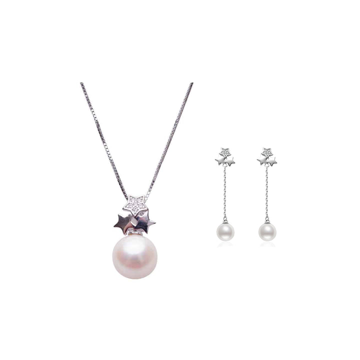 New Yorker Freshwater Pearl Set WS00012 | STARRY