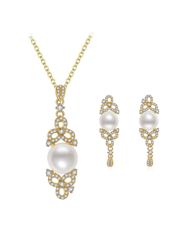 優雅淡水珍珠套裝 WS00052