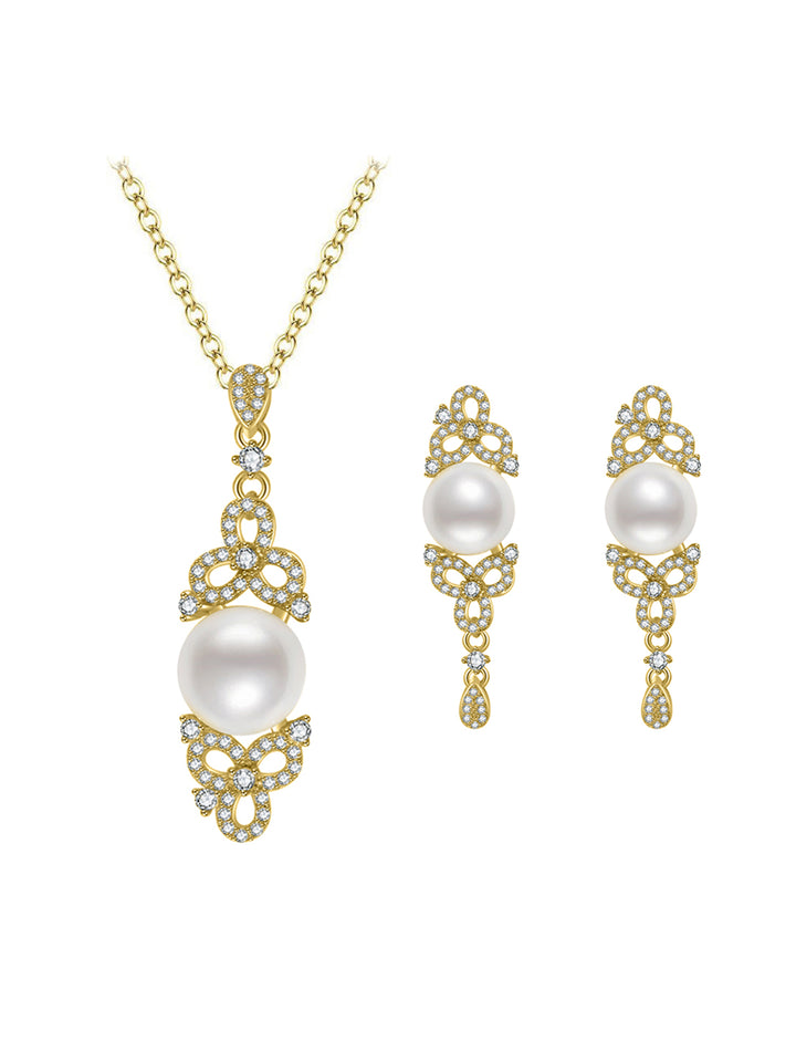 Elegant Freshwater Pearl Set WS00052