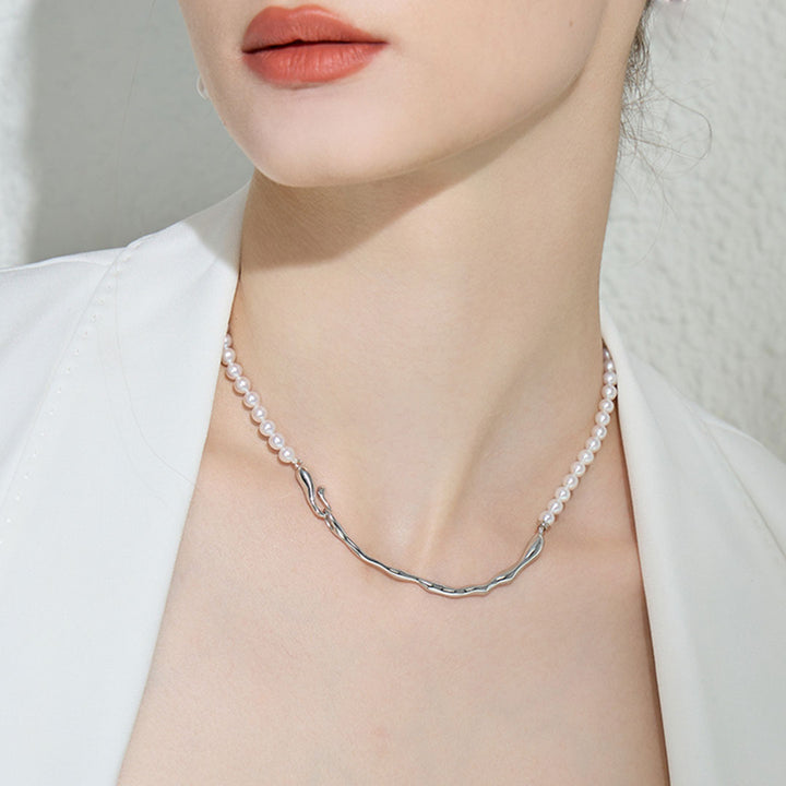Freshwater Pearl Jewelry Set WS00104 | FLUID - PEARLY LUSTRE