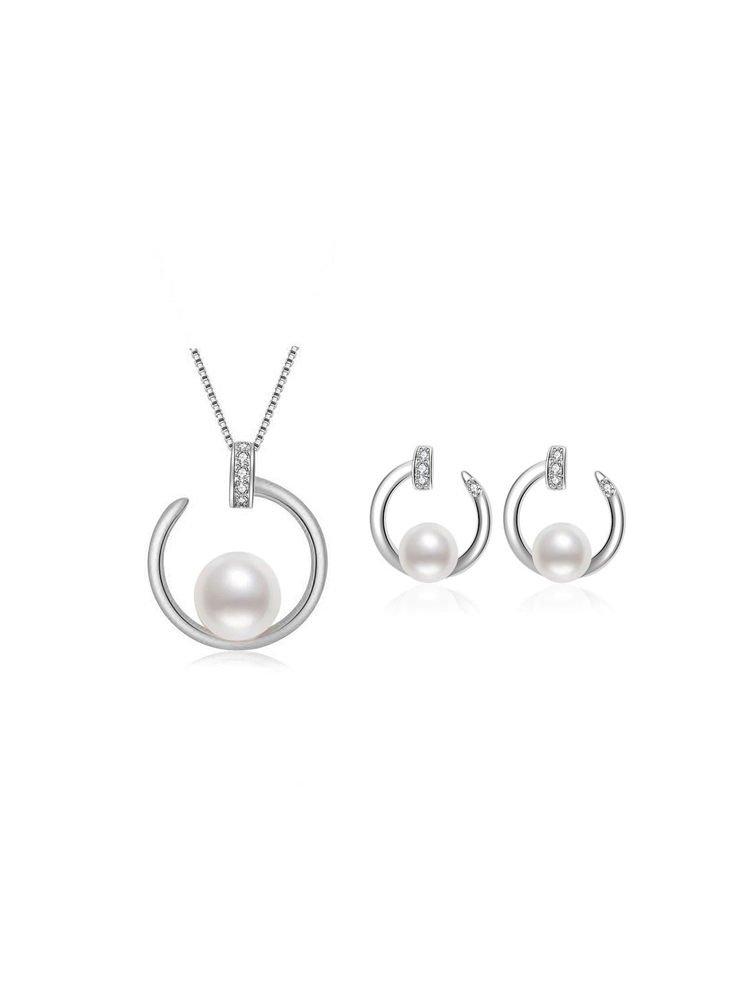 Ensemble élégant de perles d'eau douce WS00107